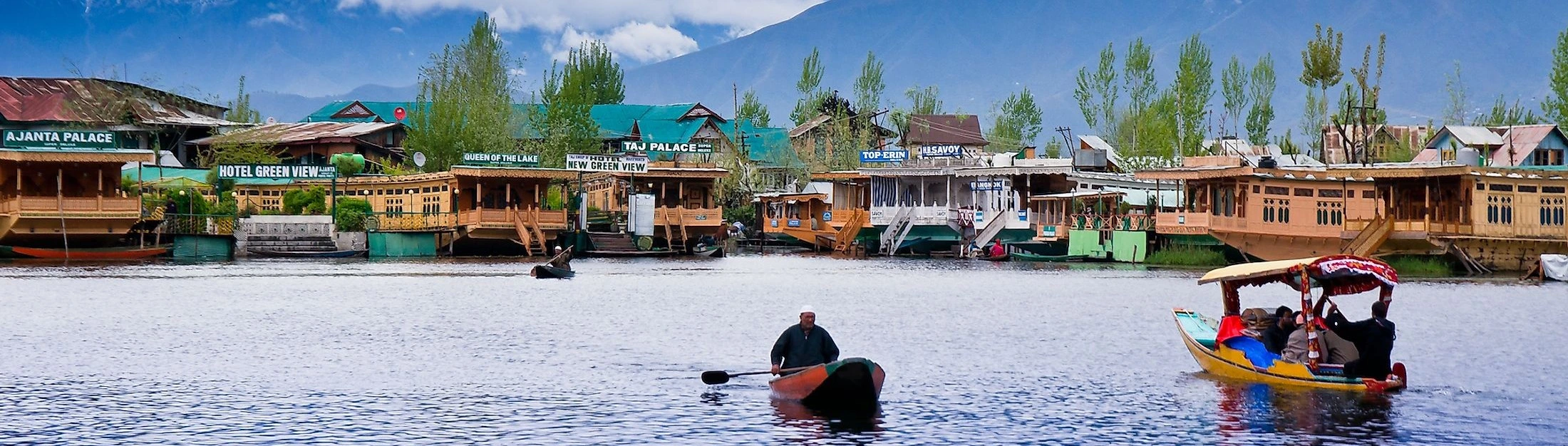 Kashmir mountains and lake